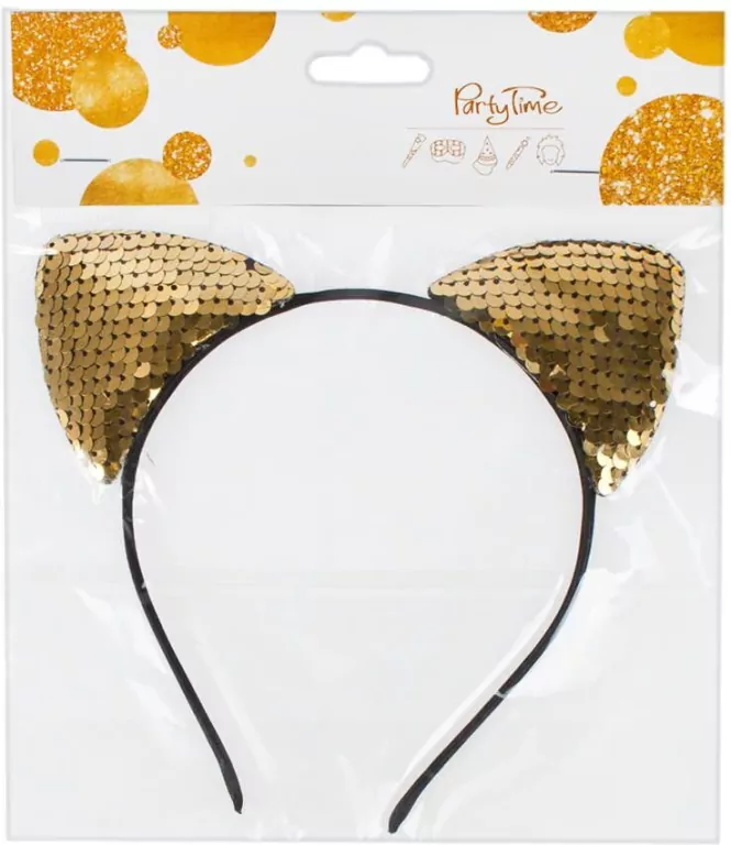 Opaska Kot Disco Cekiny - tantis.pl