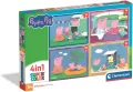 Puzzle 4w1 Peppa Pig - tantis.pl