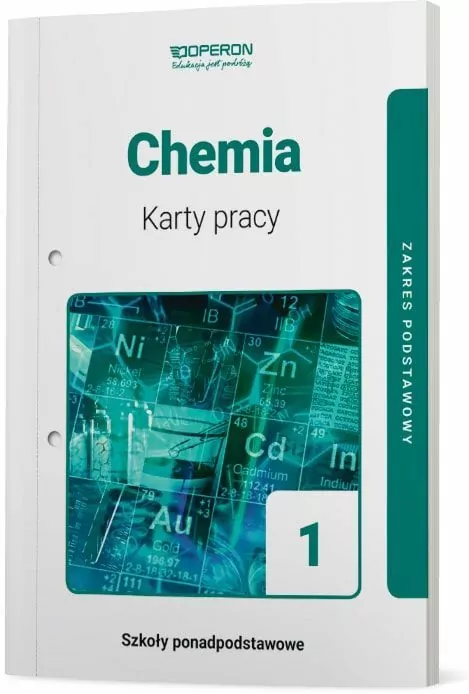 Chemia 1. Karty pracy ucznia. Zakres podstawowy. Szkoły ponadpodstawowe - tantis.pl