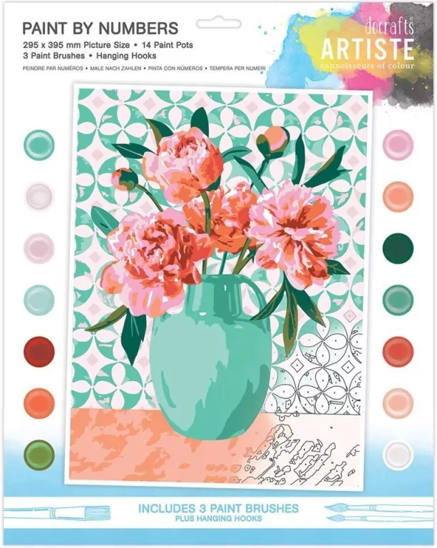 Malowania po numerach - Beautiful bouquet - tantis.pl