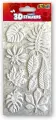 Naklejki 3D Model White Leaves PENMATE - tantis.pl