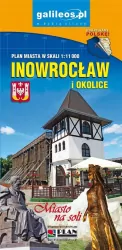 Inowrocław i okolice. Plan miasta 1:11 000