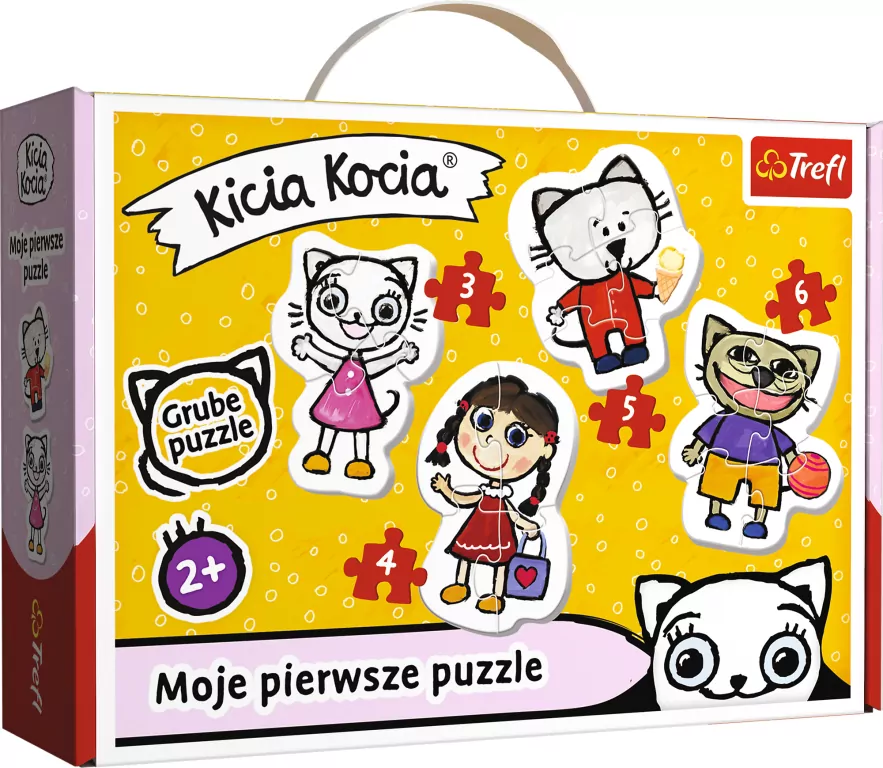 Trefl. Puzzle Baby Classic. Wesoła Kicia Kocia - tantis.pl
