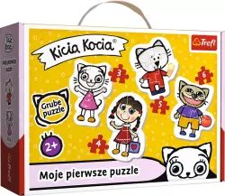 Trefl. Puzzle Baby Classic. Wesoła Kicia Kocia