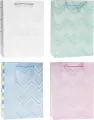 Torebka ozdobna 31x40x12cm hot-stamp mix ROZETTE. 1 sztuka - tantis.pl