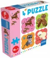 Granna. Puzzle z Jamnikiem, 4 elementy - tantis.pl