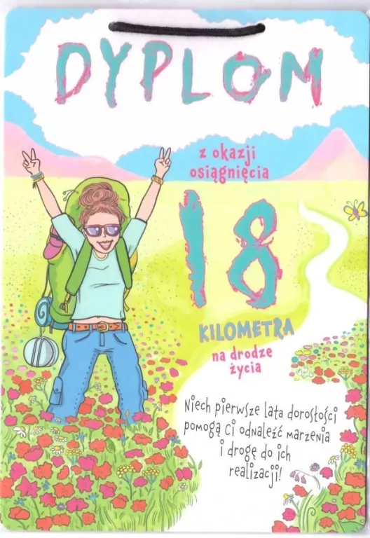 Dyplom - osiemnastka dziewczyna - tantis.pl