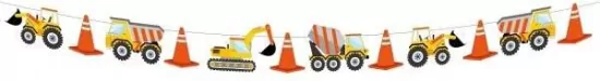 Girlanda papierowa Plac Budowy 360 cm
