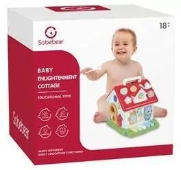 Domek sorter z pianinkiem światło dźwięk - tantis.pl
