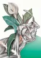 Plakat Floral head - tantis.pl