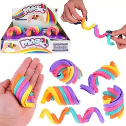 Pierścienie przesuwne tęczowe fidget