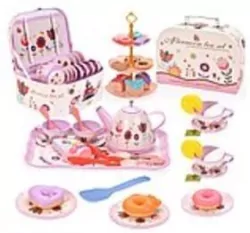 Zestaw do herbaty w kuferku 19el