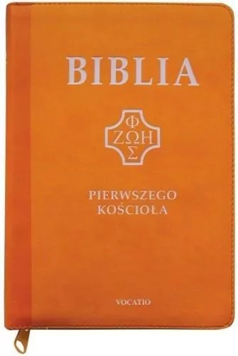Biblia pierwszego Kościoła z paginat. suwak żółta - tantis.pl