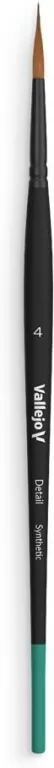 Vallejo: B02004 - Detail - Round Brush - Synthetic 4 - tantis.pl