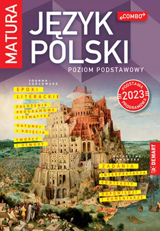 Język polski Matura 2023 Zakres podstawowy - tantis.pl