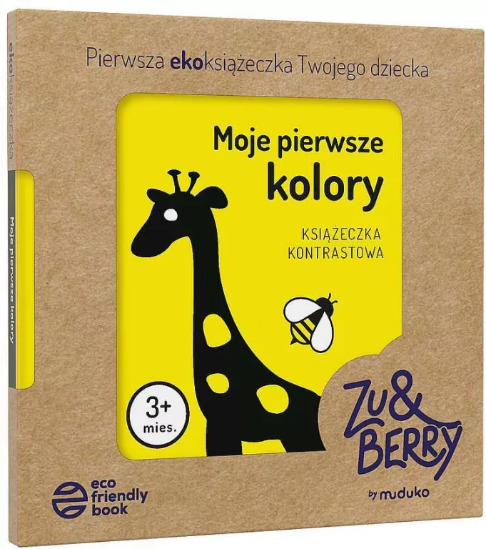 Moje pierwsze kolory. Książeczka kontrastowa - tantis.pl