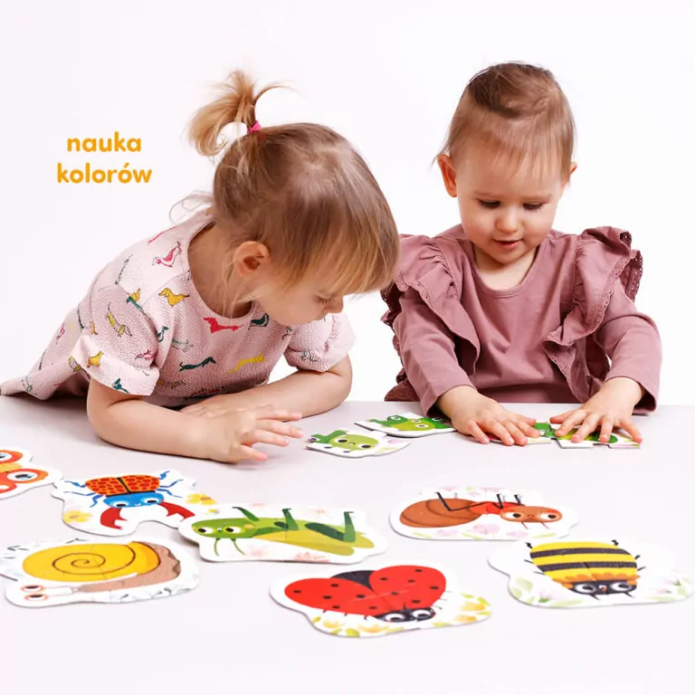CzuCzu. Puzzle Robaczki czworaczki 2+ - tantis.pl
