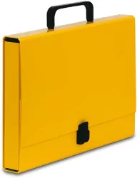 Teczka z rączką A4, Classic, Żółty