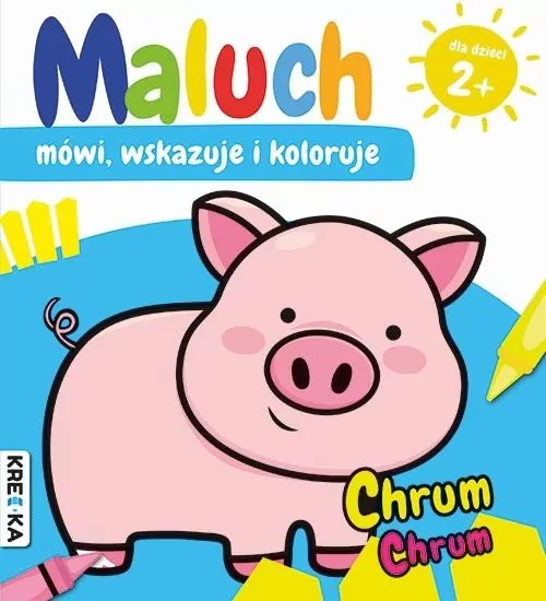 Chrum-chrum. Maluch mówi, wskazuje i koloruje - tantis.pl