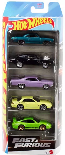 Hot Wheels Fast & Furious Szybcy i wściekli 5szt - tantis.pl