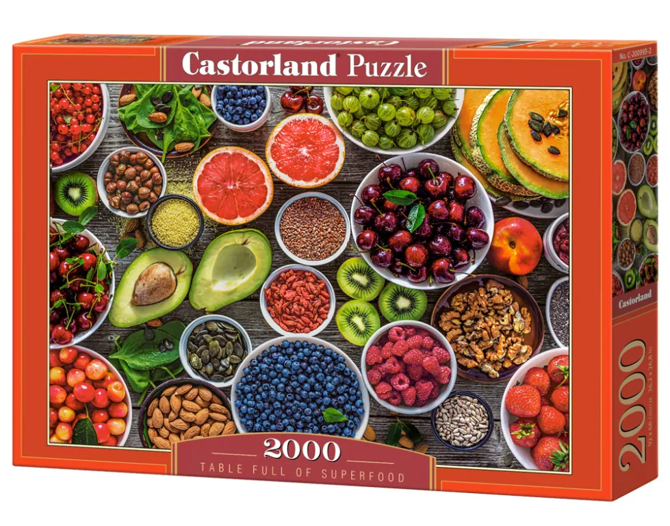 Puzzle 2000. Table Full of Superfood - tantis.pl