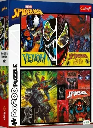 Puzzle 2x200 Dzień i noc Spidermana - tantis.pl