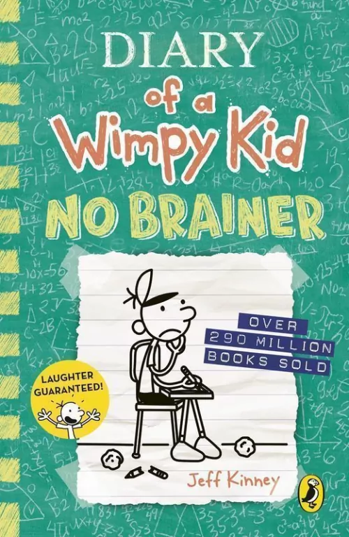 Diary of a Wimpy Kid. No Brainer. Book 18 wer. angielska - tantis.pl