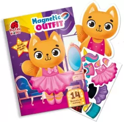 Układanka magnetyczna Kotek