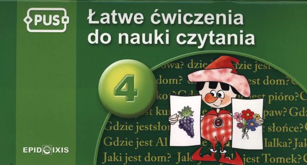 PUS. Łatwe ćwiczenia do nauki czytania 4 - tantis.pl