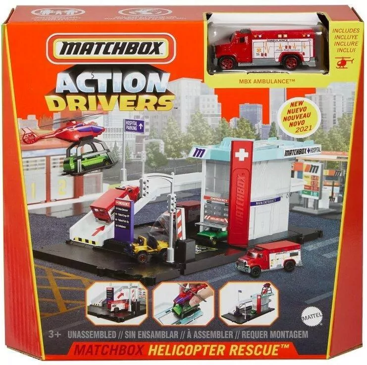 Helikopter ratowniczy. Action drivers. Matchbox - tantis.pl