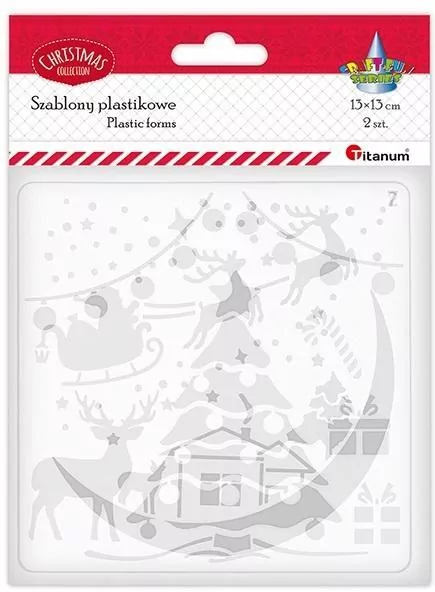 Szablony plastikowe 130x130mm - tantis.pl