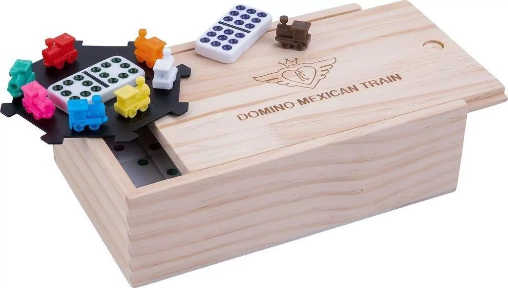 Domino Double Maxican Train w skrzyni - tantis.pl