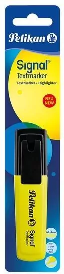 Zakreślacz Pelikan Signal 496 żółty blister - tantis.pl