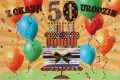 Karnet B6: Urodziny 50 - tantis.pl