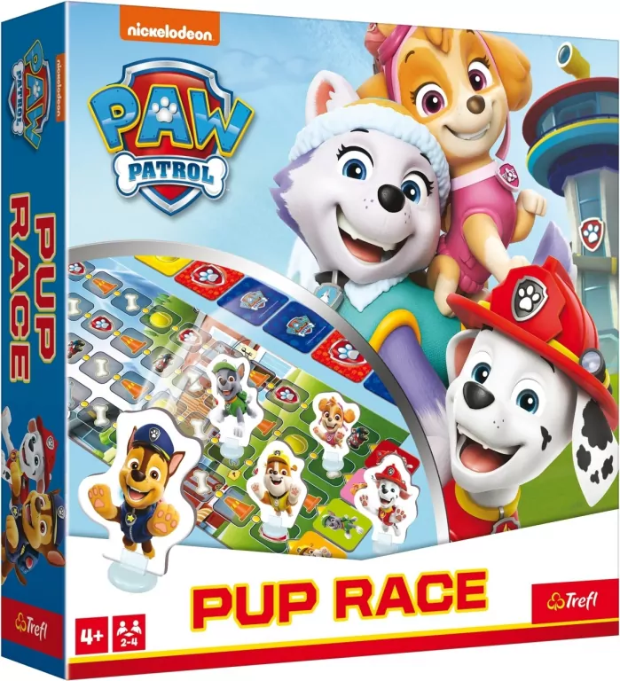Trefl. Gra planszowa Paw Patrol Pup Race - tantis.pl