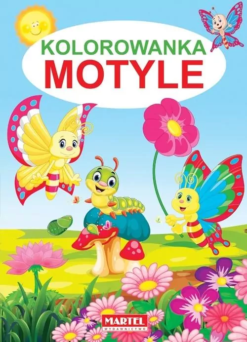 Motyle. Kolorowanka - tantis.pl