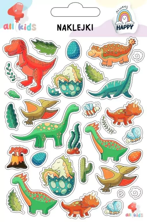 Naklejki dla dzieci Dinozaury - tantis.pl