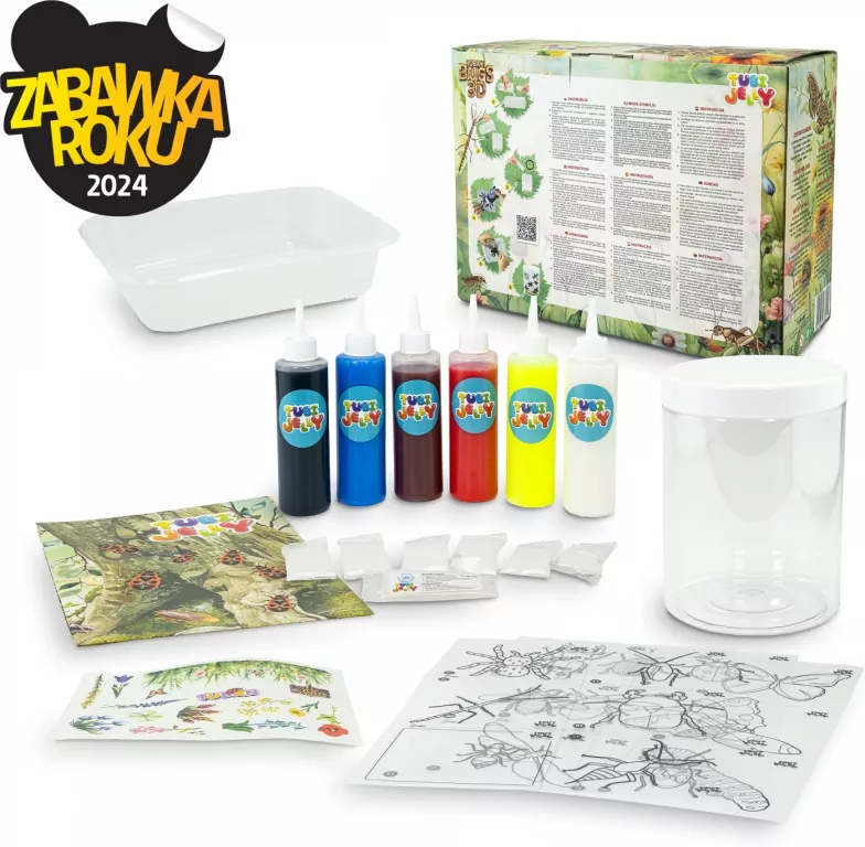 Tubi Jelly 6 kol + akwarium. Robaki - tantis.pl