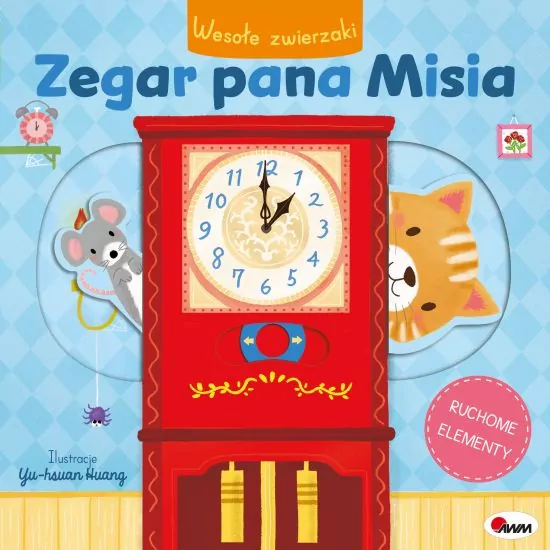 Zegar pana Misia. Wesołe zwierzaki - tantis.pl