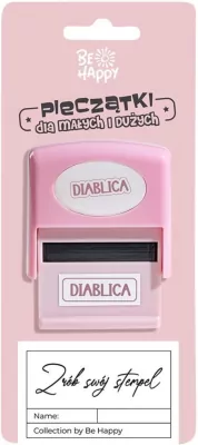 Pieczątka z napisem - Diablica