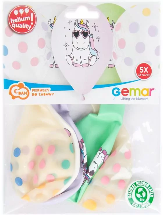 Balony premium. Wesoły Jednorożec mix - tantis.pl