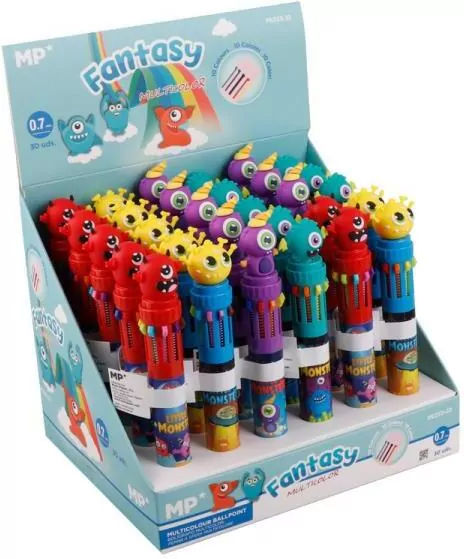 Długopis wielokolorowy Fantasy 10w1 Potwory (30szt - tantis.pl