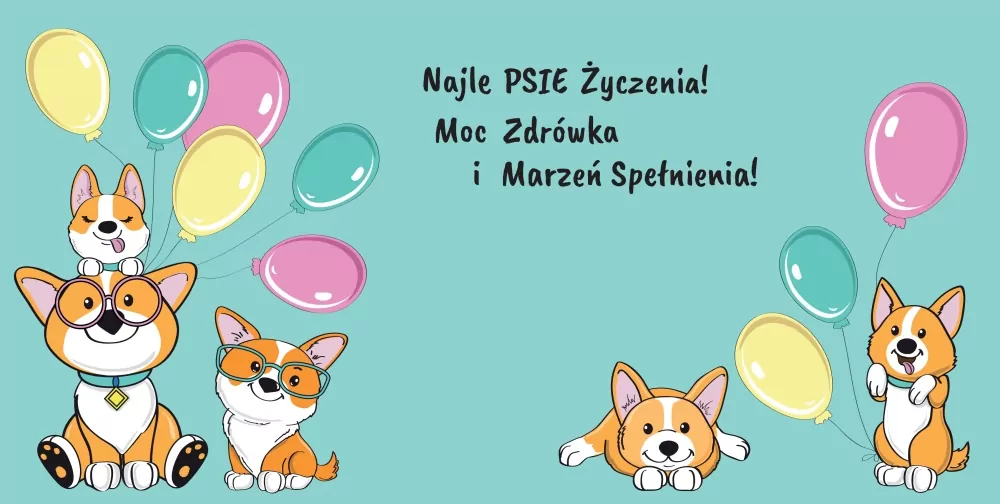 Karnet. Najlepsiego. Pieski - tantis.pl