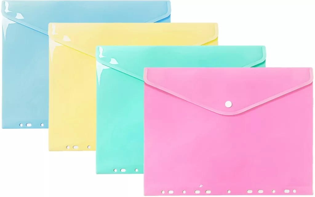 Teczka koperta A4 PP zawieszana pastel - tantis.pl