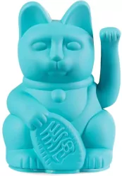 Kot szczęścia. Turkusowy