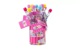 Długopis żel brokat mix CUBIE SQUAD