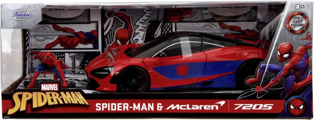 Jada Spider-Man McLaren 1:24+figurka - tantis.pl
