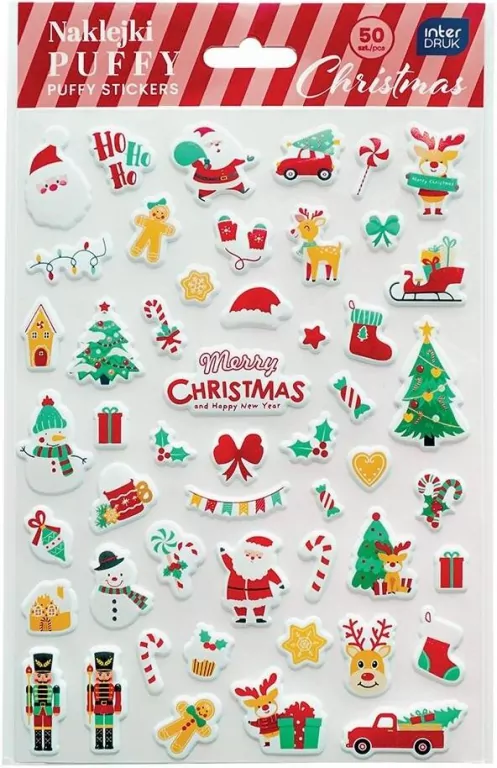 Naklejki puffy Christmas BN - tantis.pl