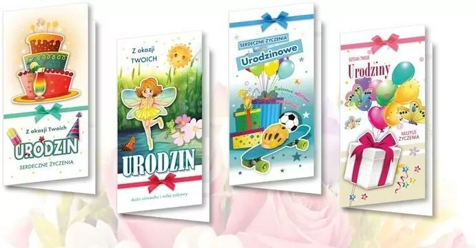 Karnet Złocony: Urodziny, mix - tantis.pl