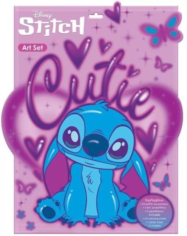 Kolorowanka z naklejkami Lilo&Stitch - tantis.pl